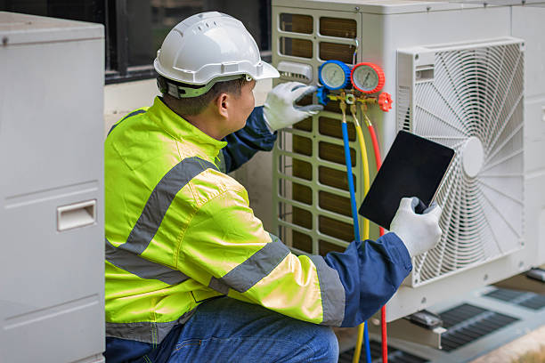 Professional Ductwork Repair technician working in Fair Haven, NY